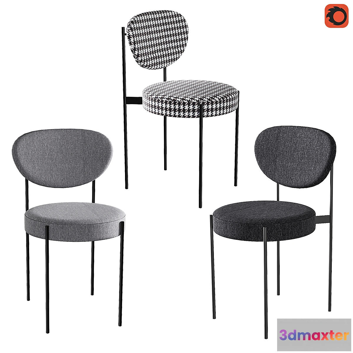 1345961 - Chairs Dublin - No.2 3D Max