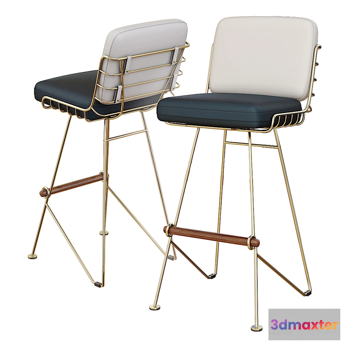 1346028 - BAR CHAIR Loft Designe 1419 3D Max