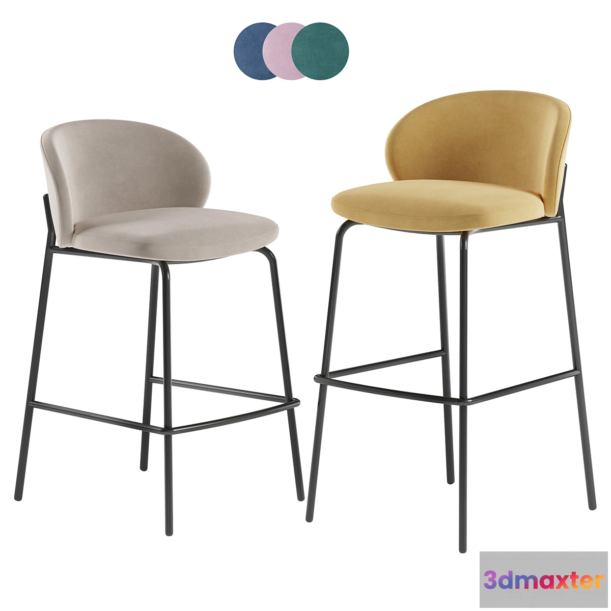 1346958 - BoConcept Princeton Barstool 3D Max
