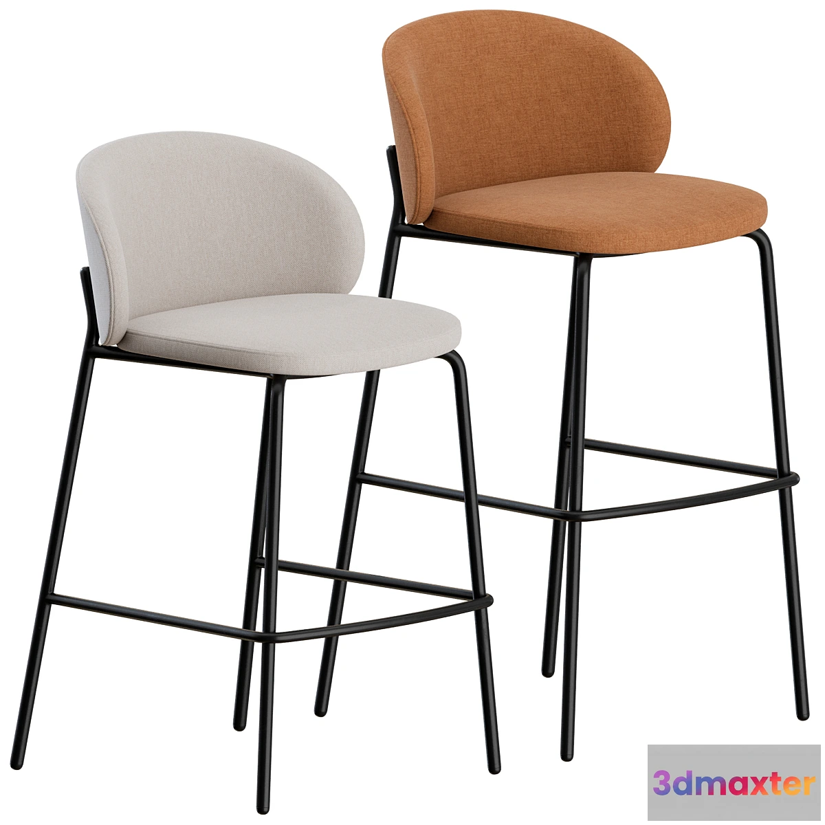 1347310 - Princeton Barstool by BoConcept - No.2 3D Max