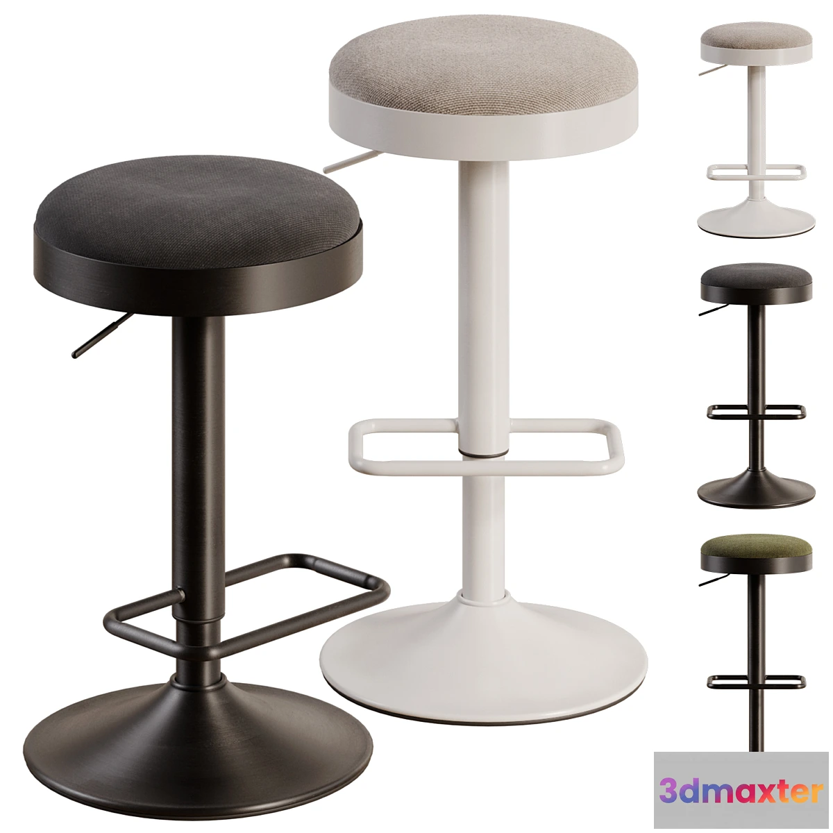 1347836 - Bar stool Zaib by Kave Home 3D Max