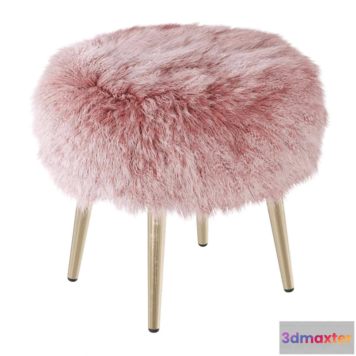1348506 - Round chair fur 2 3D Max