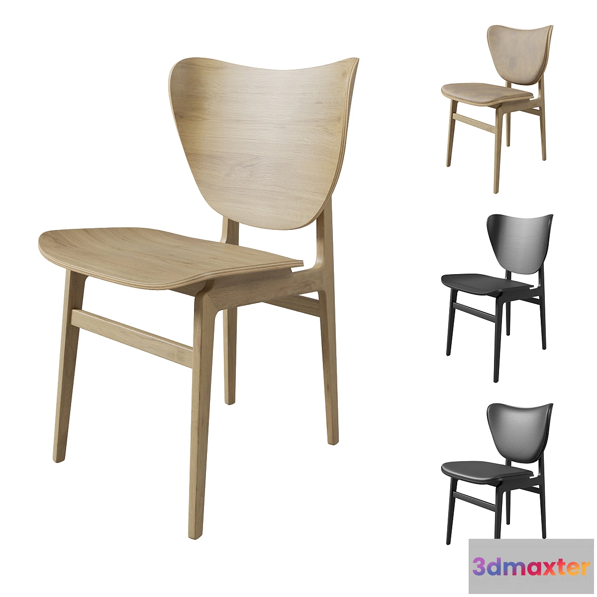 1348714 - Norr11 Elephant Dining Chair 3D Max