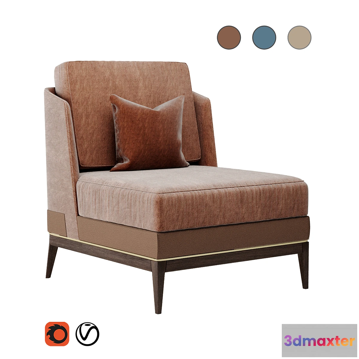 1349833 - Arthur Chair by Aster 3D Max