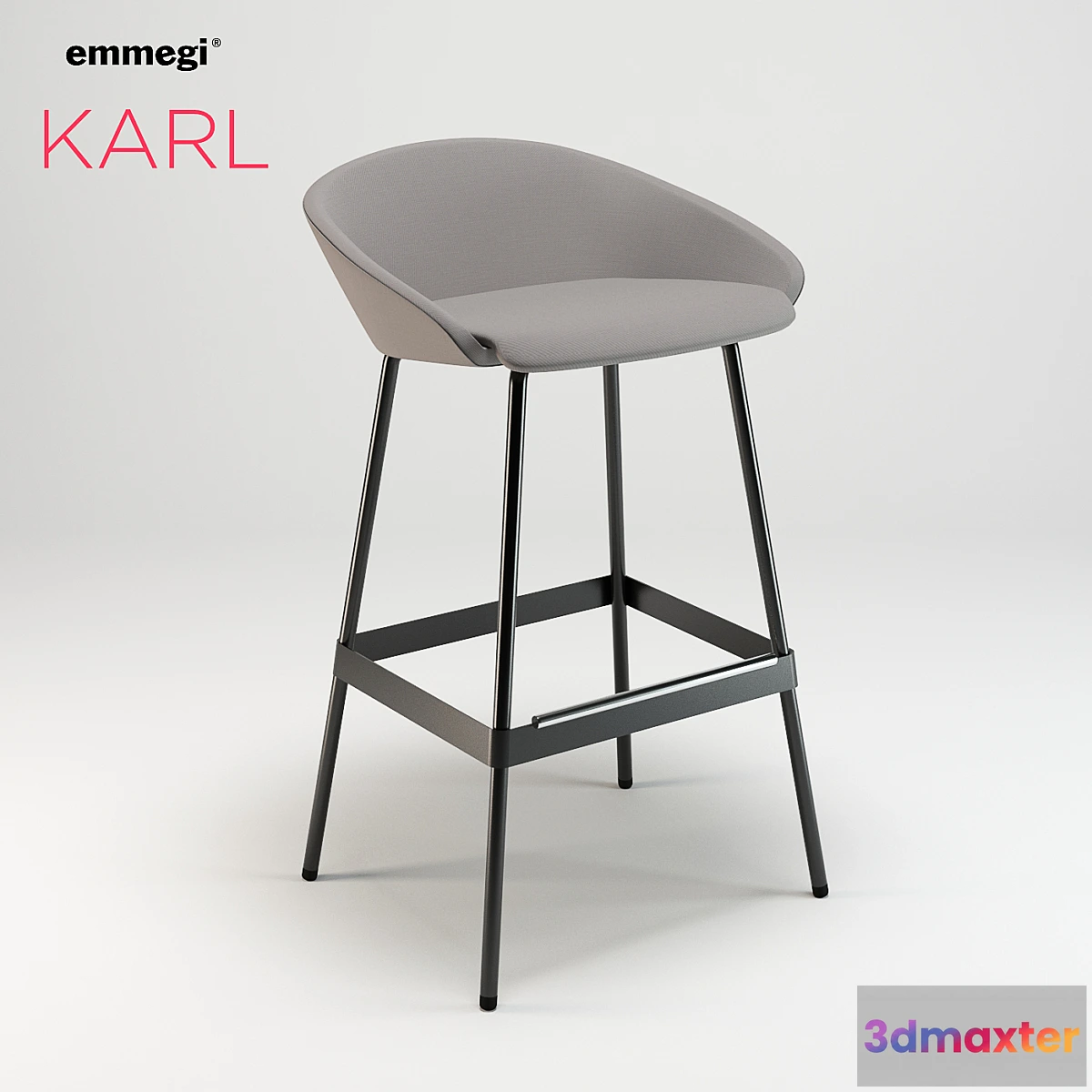 1351906 - Emmegi Karl stool 3D Max