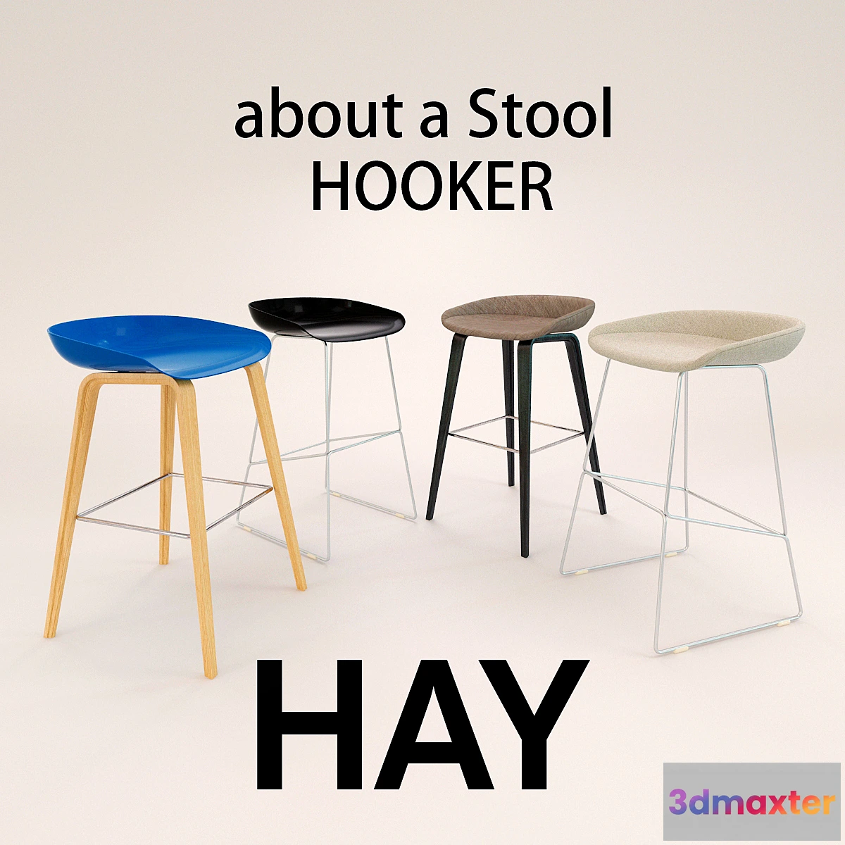 1351930 - HAY About a Stool Hooker 3D Max