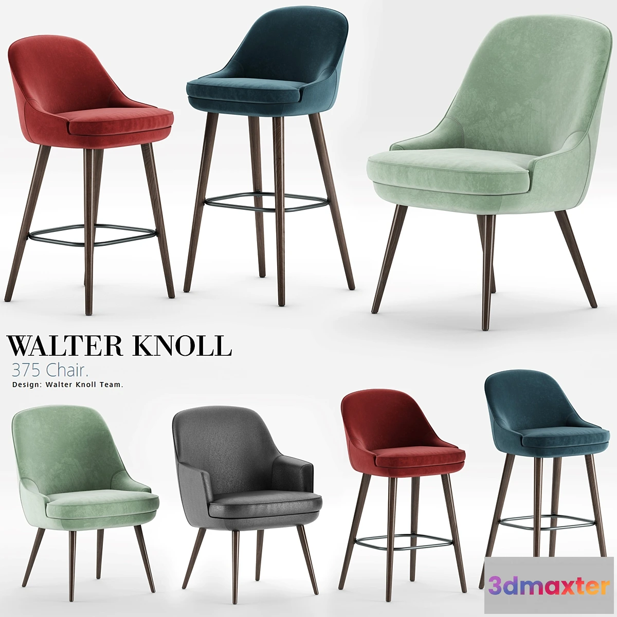 1354448 - Walter Knoll 375 Chair Collections 3D Max
