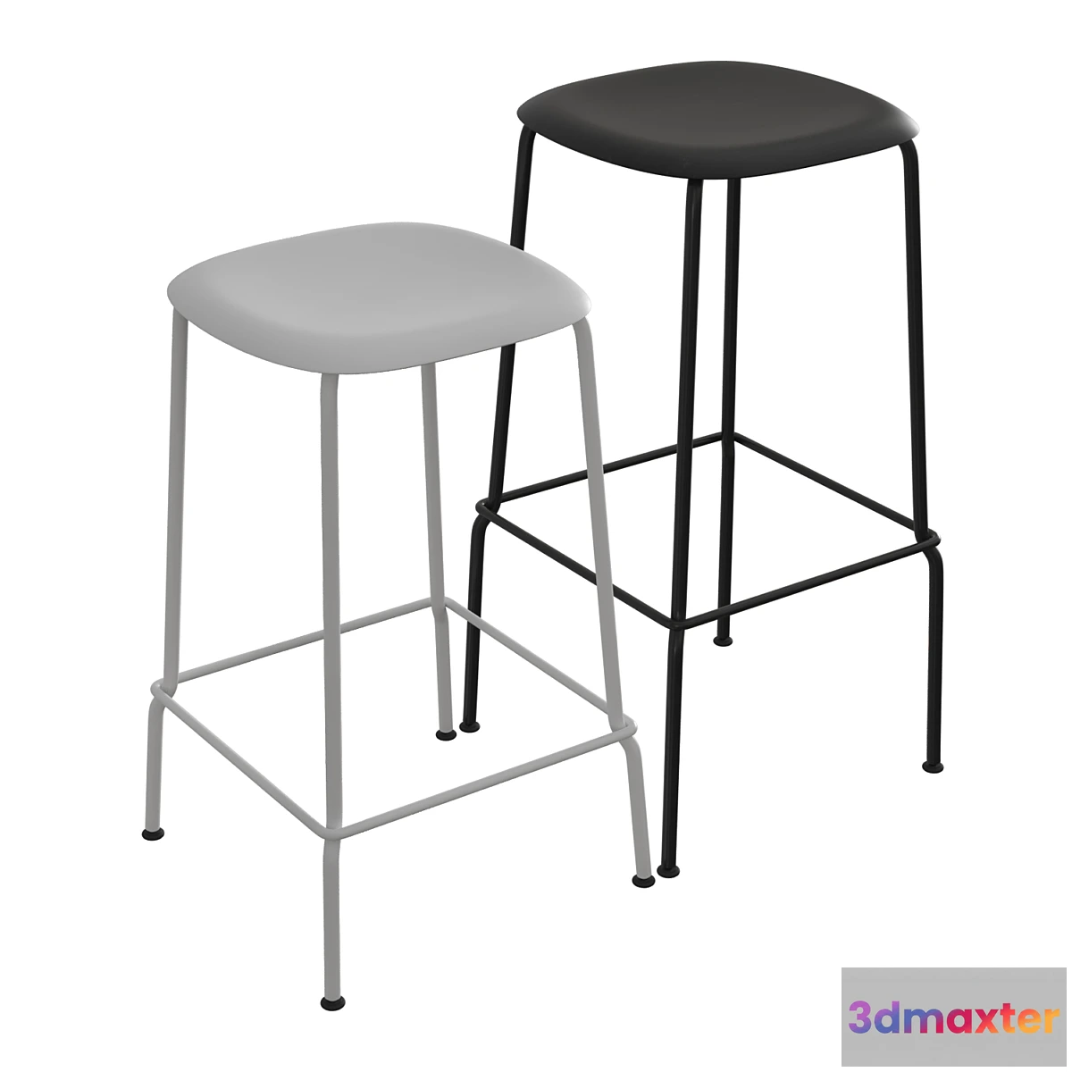1356237 - Soft Edge Bar Stool P30 3D Max