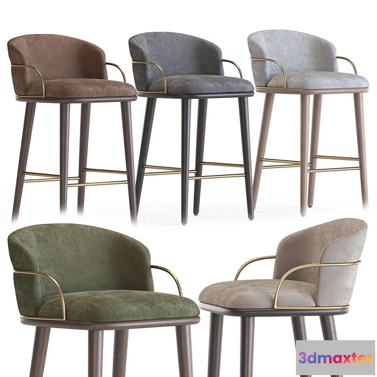 1356712 - Arven Bar Stool 3D Max