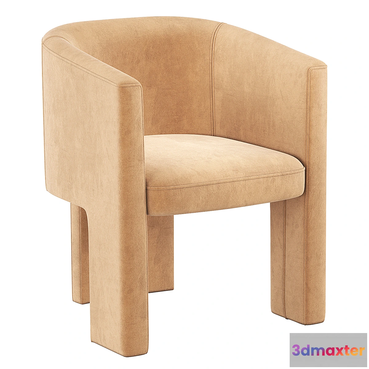 1357507 - Coco Republic Phoenix Dining Chair 3D Max
