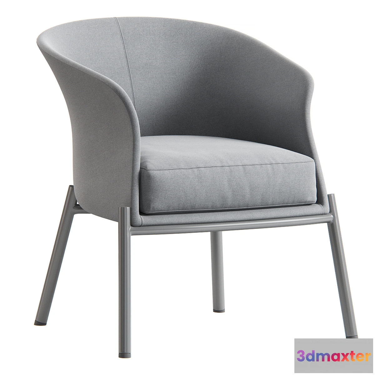 1357973 - Wally Metal Chair by Cosmorelax 3D Max