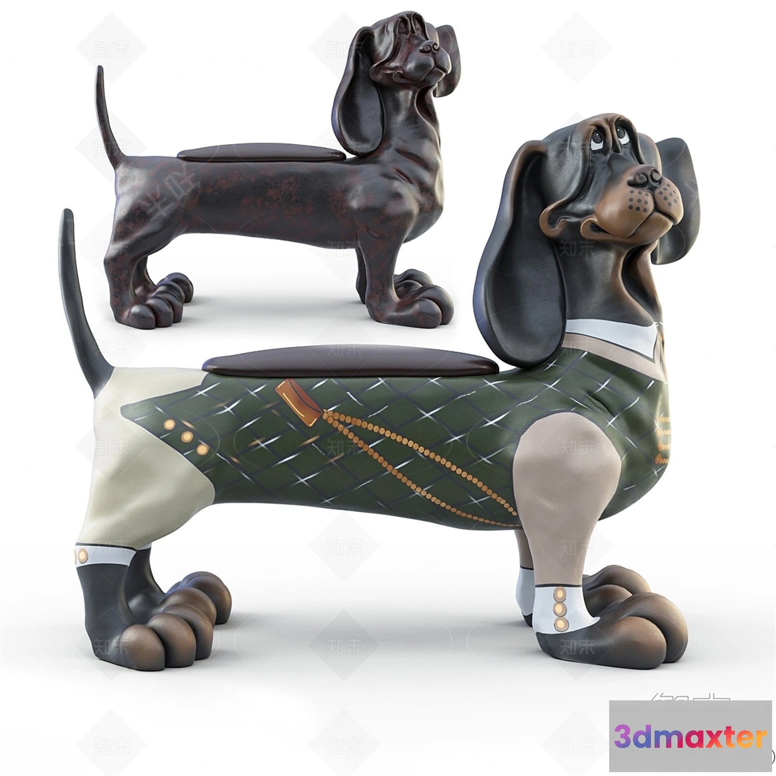 1368059 - Stool - Bar Chair - 3D Models - 3D Furniture Models for Interior - 018 3D Max