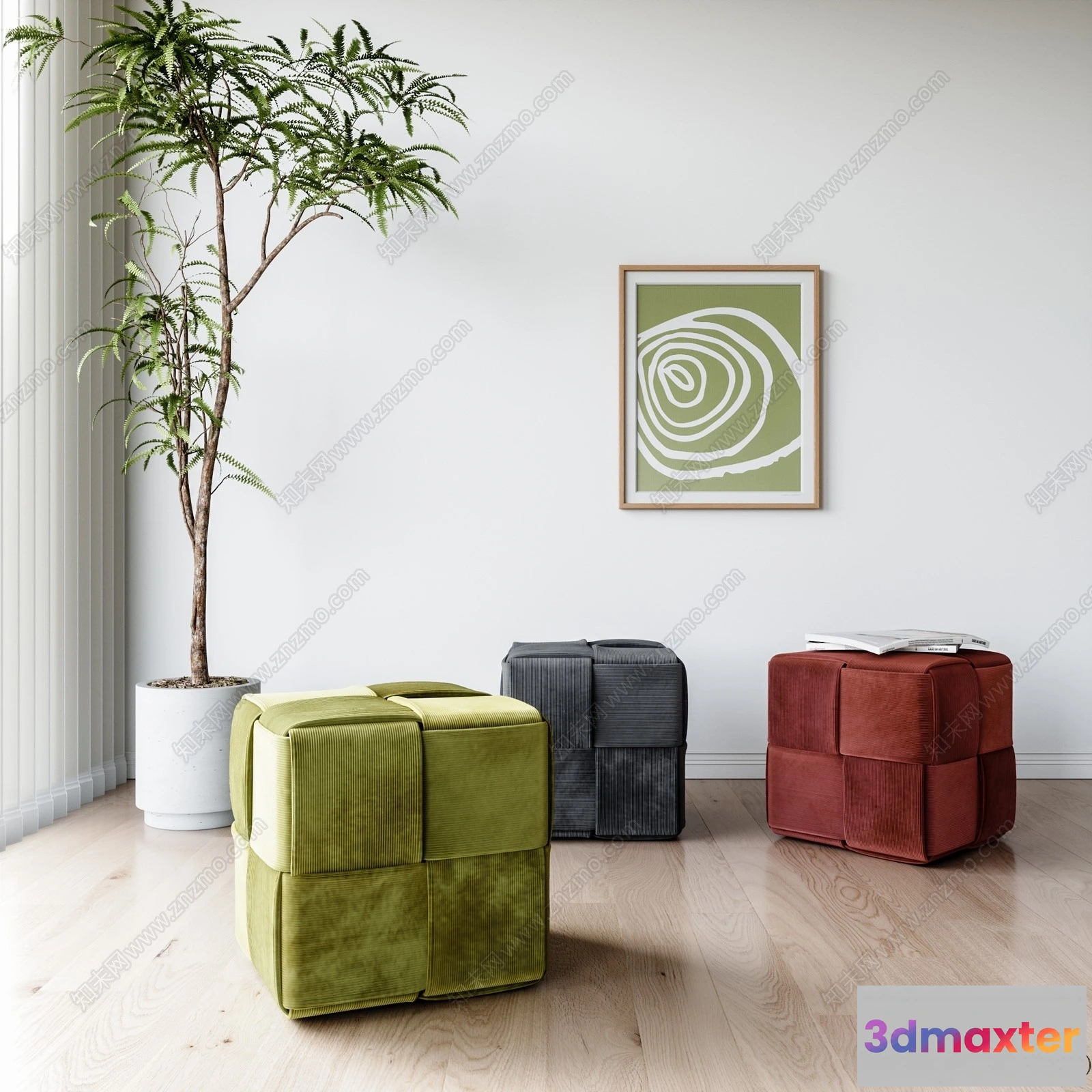 1369720 - Stool - Bar Chair - 3D Models - 3D Furniture Models for Interior - 042 3D Max