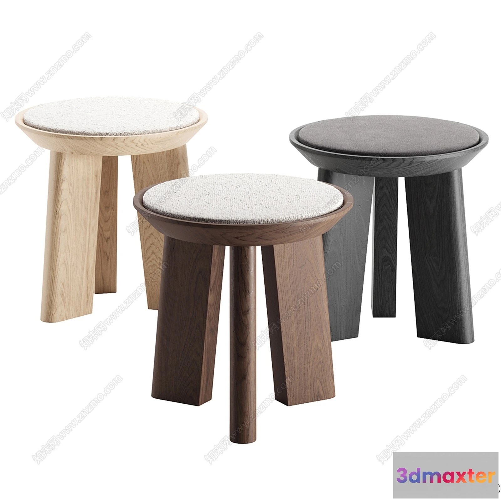 1370391 - Stool - Bar Chair - 3D Models - 3D Furniture Models for Interior - 052 3D Max