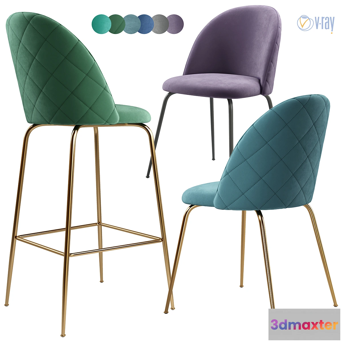 1392528 - La Forma. Chair Mystere. 3D Max