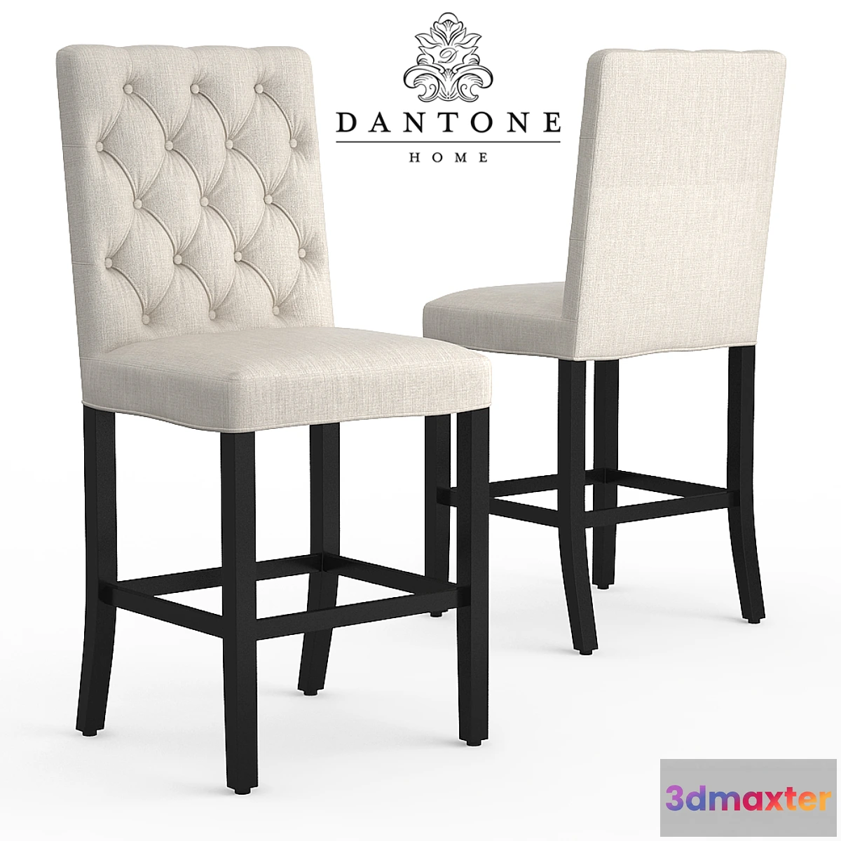 1393090 - Dantone  Bar stool “Bordeaux-2” 3D Max