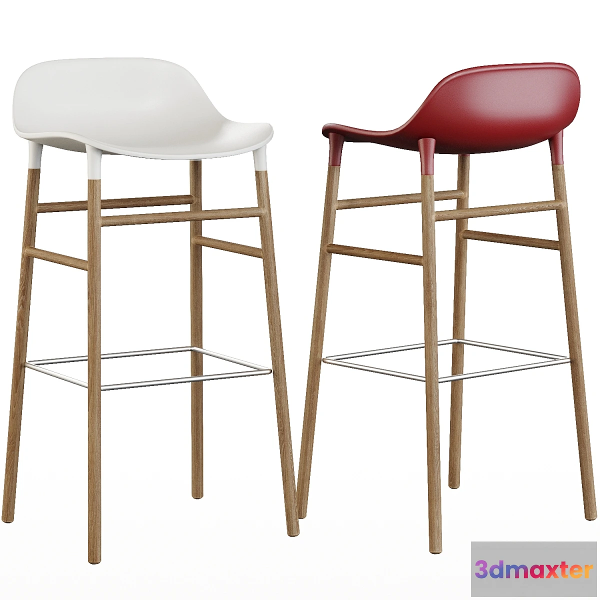 1394744 - Form Barstool Normann Copenhagen 3D Max
