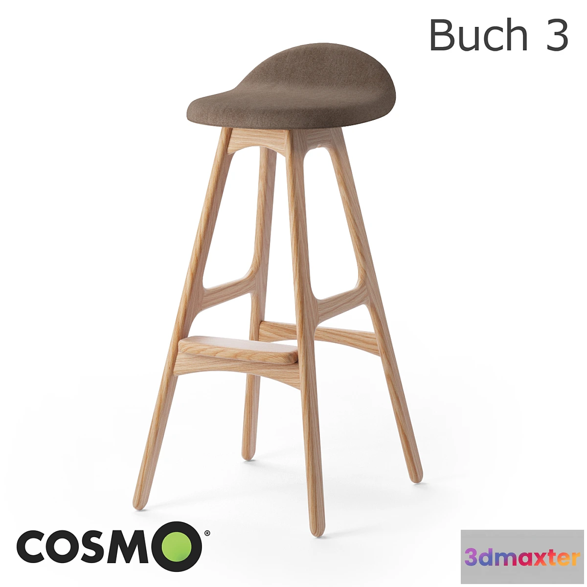 1396686 - Barstool Buch 3 3D Max