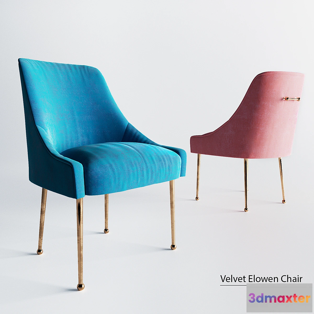 1397350 - Velvet Elowen Chair 3D Max