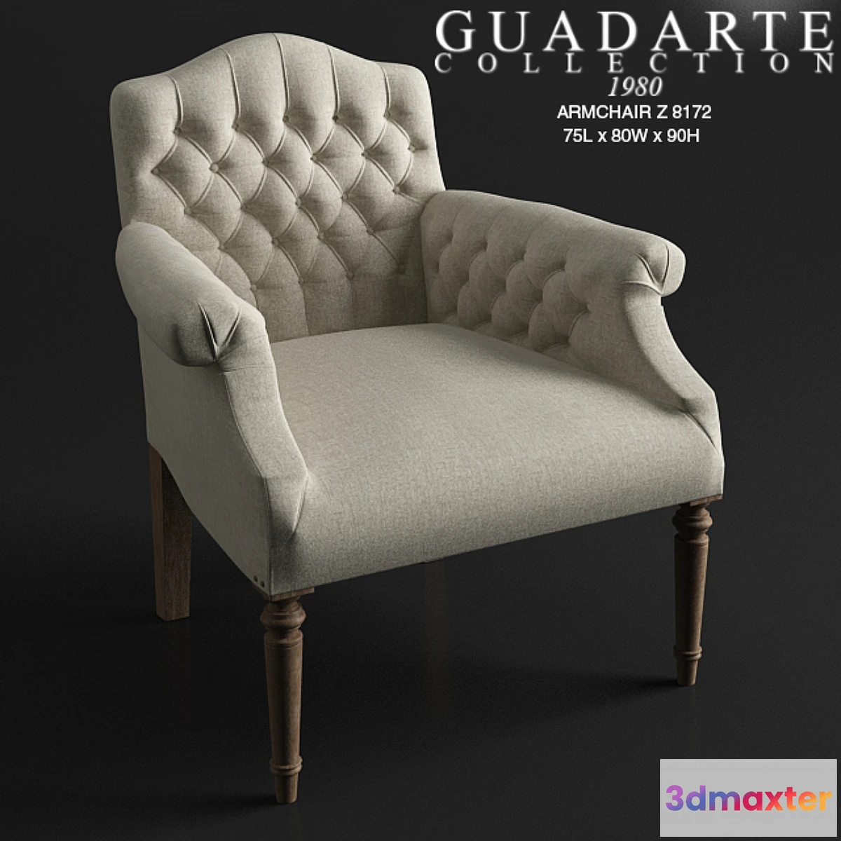 1399740 - GUADARTE Armchair Z 8172 3D Max