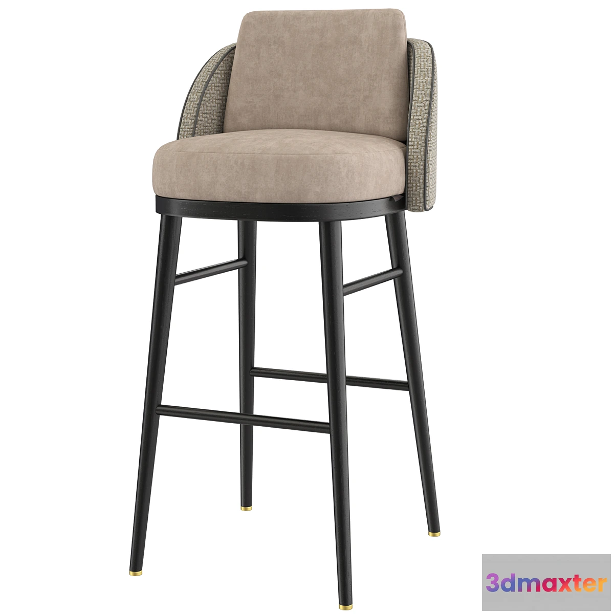1400016 - Frato Palma bar stool 3D Max