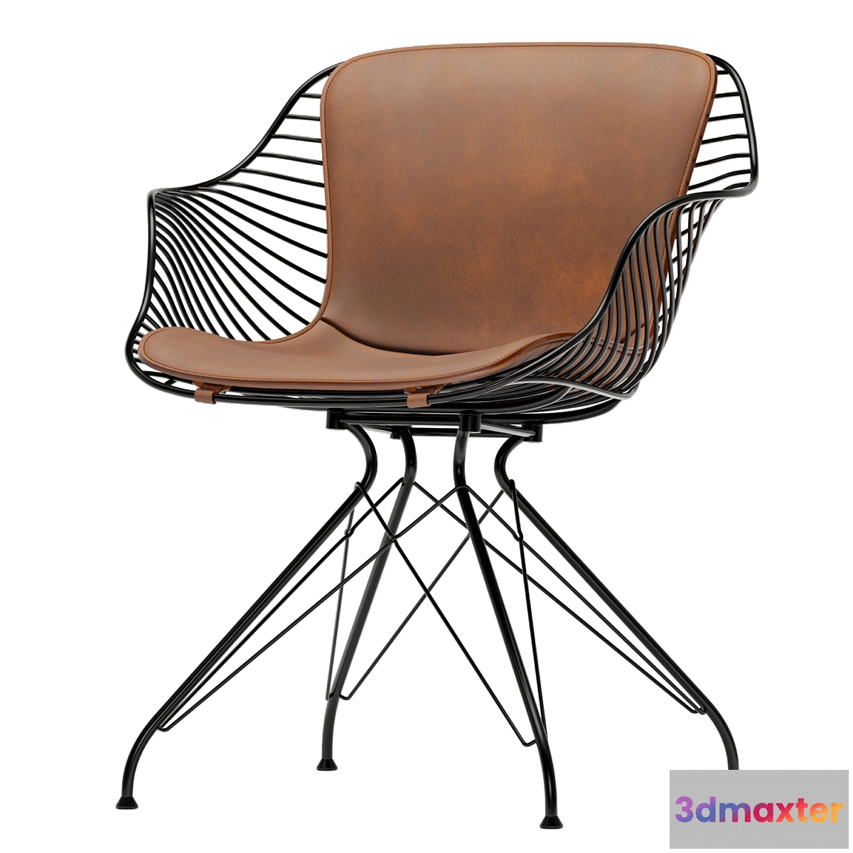 1400022 - Wire Dining Chair 3D Max