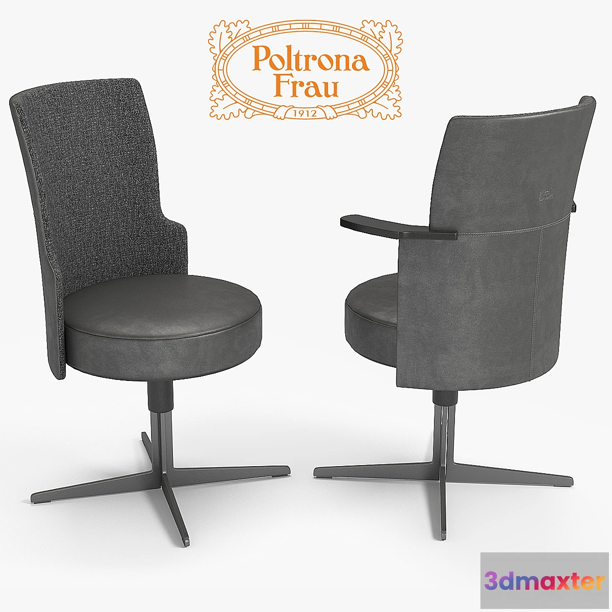 1400676 - Chair Poltrona Frau Jeff 3D Max