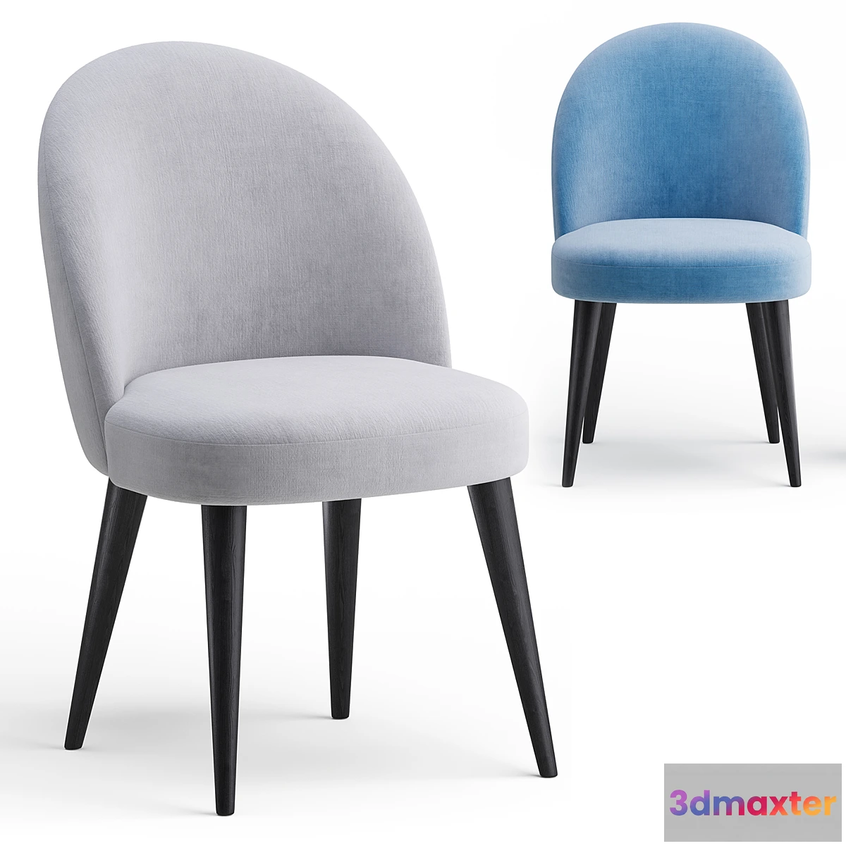 1402082 - Dining soft chair Timon II 3D Max