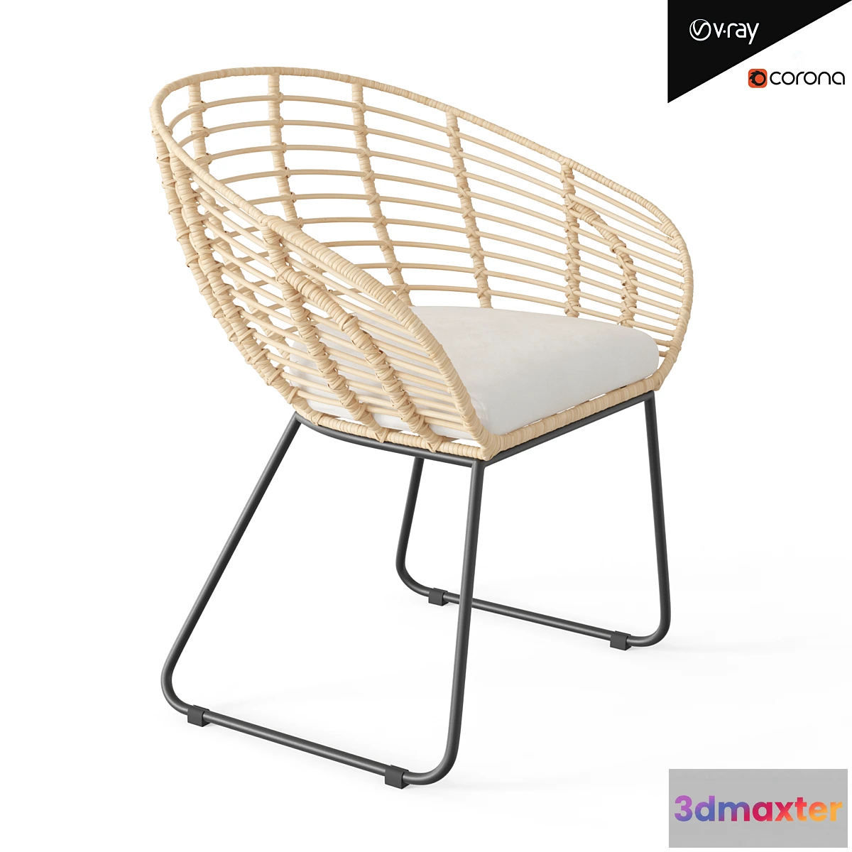1402170 - Alisi dining chair 3D Max