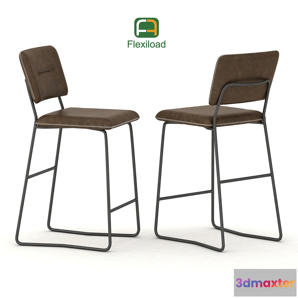 1402230 - Contempo bar chair 3D Max