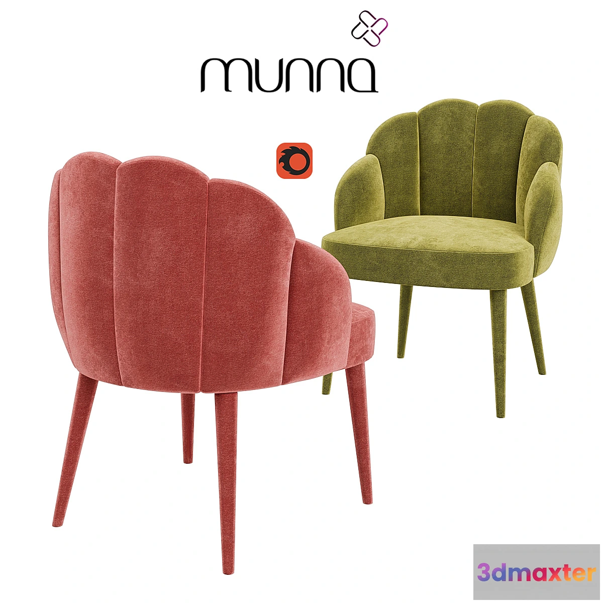 1402872 - Munna Daisy Chair 3D Max