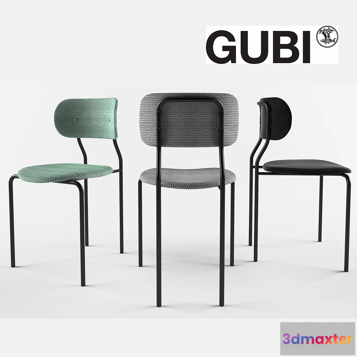 1403068 - GUBI Coco Dining Chair 3D Max