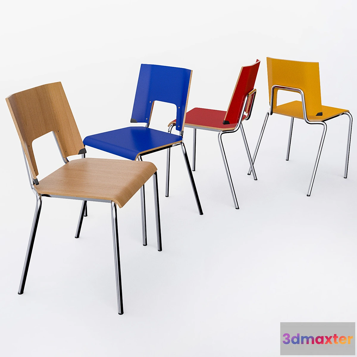 1403944 - Stool Grip Martela 3D Max