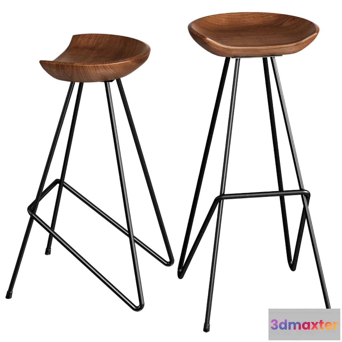 1404500 - Anthropologie Perch Stool 3D Max
