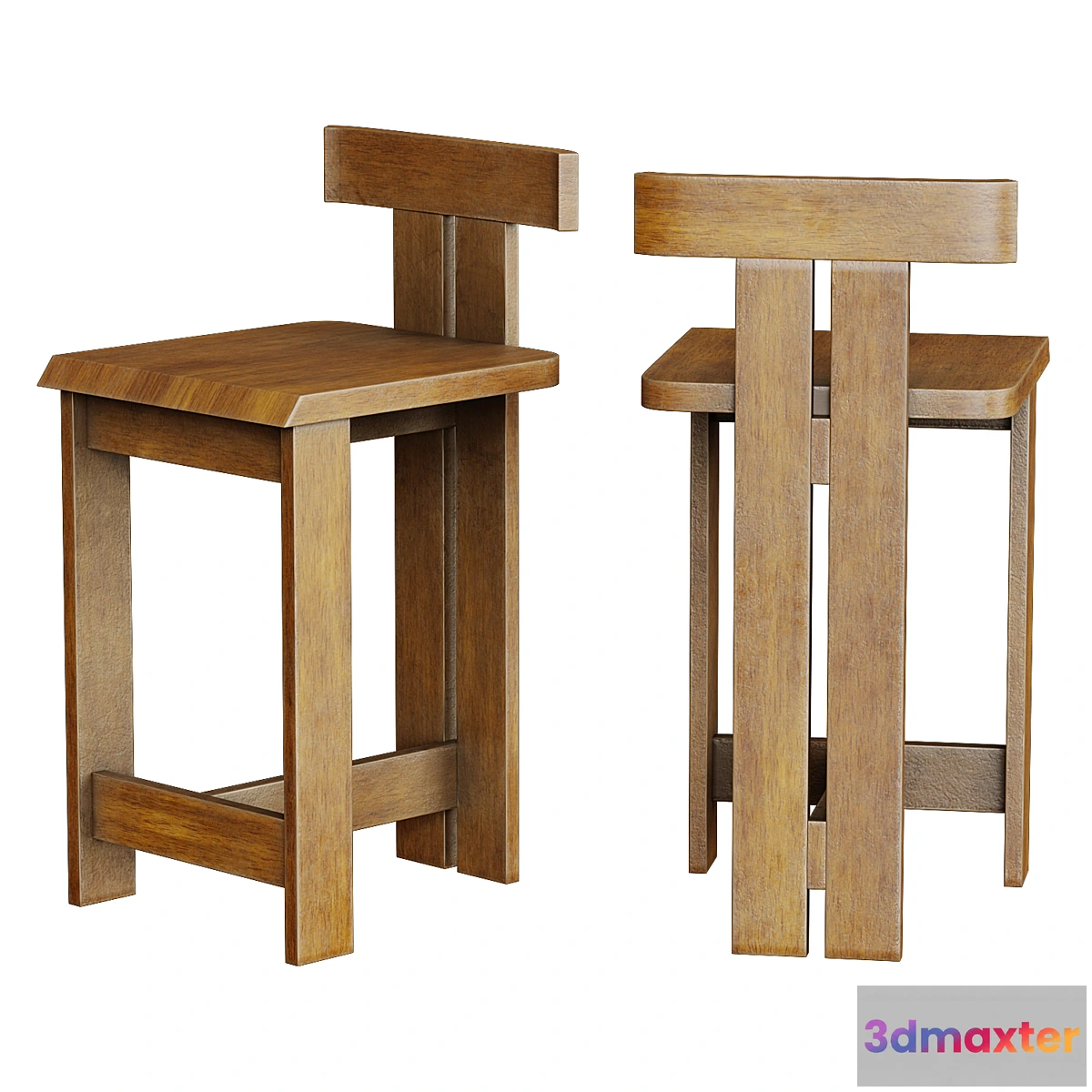 1404932 - vintage bar stool 3D Max