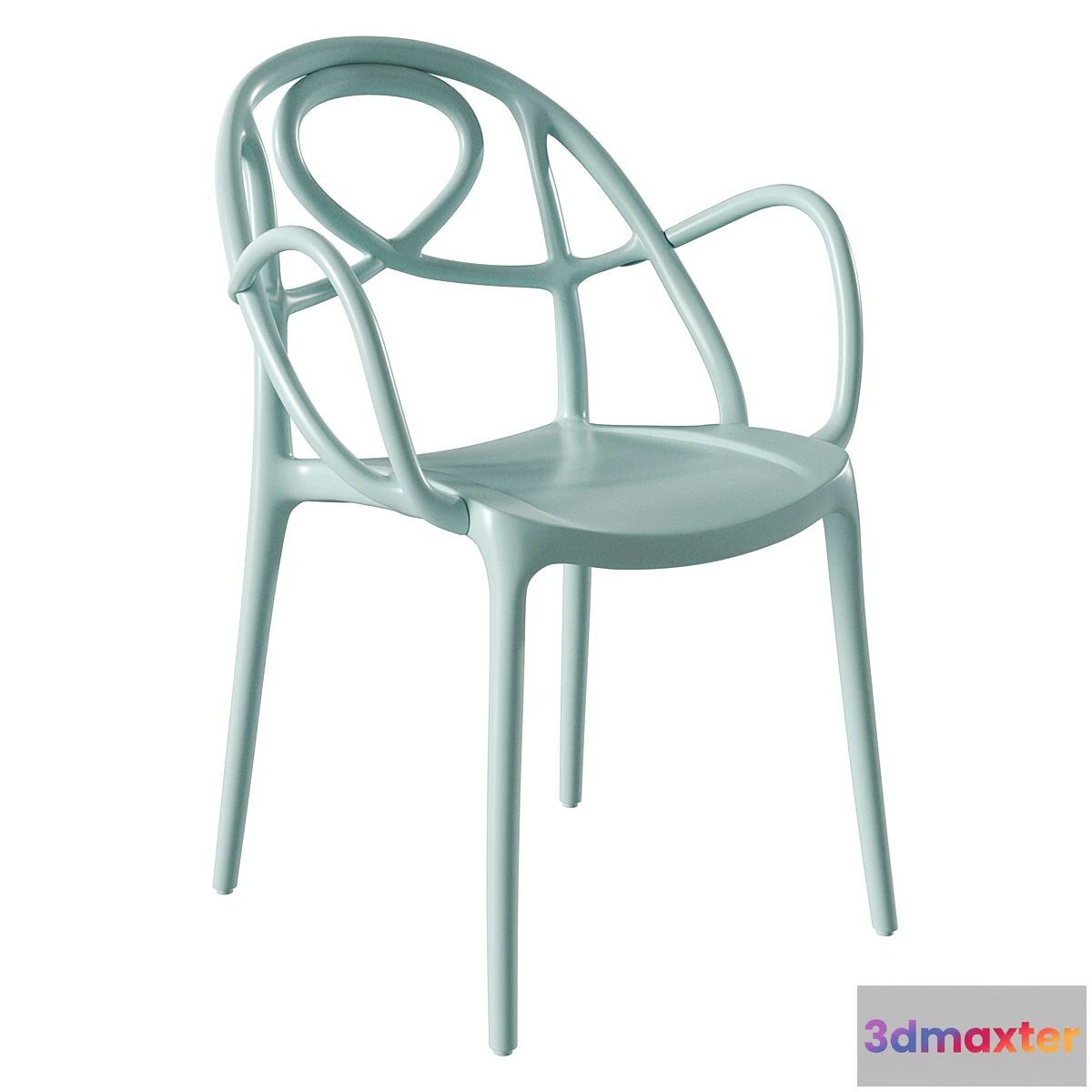 1405190 - Sketch Chair Stackable Russet 3D Max