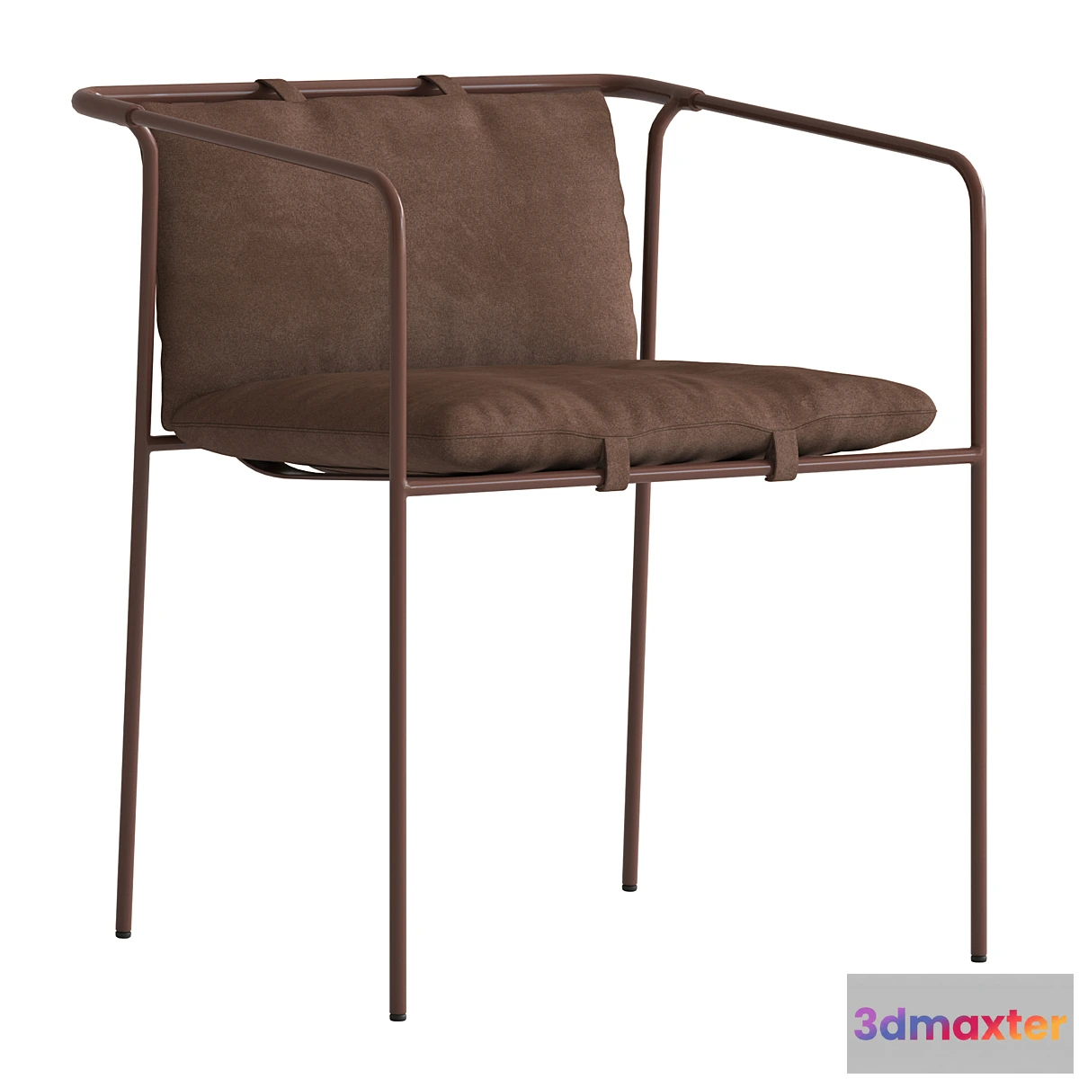 1405846 - CB2 Navene Bronze Dining Chair 3D Max
