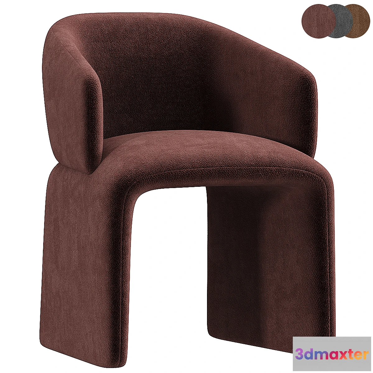 1406142 - ICARUS Chair with armrests By Linteloo 3D Max