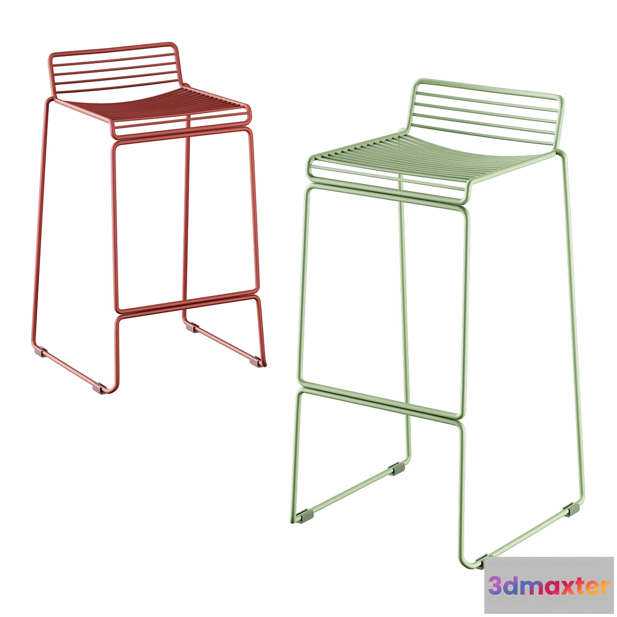 1406282 - HAY HEE Bar Stool 3D Max