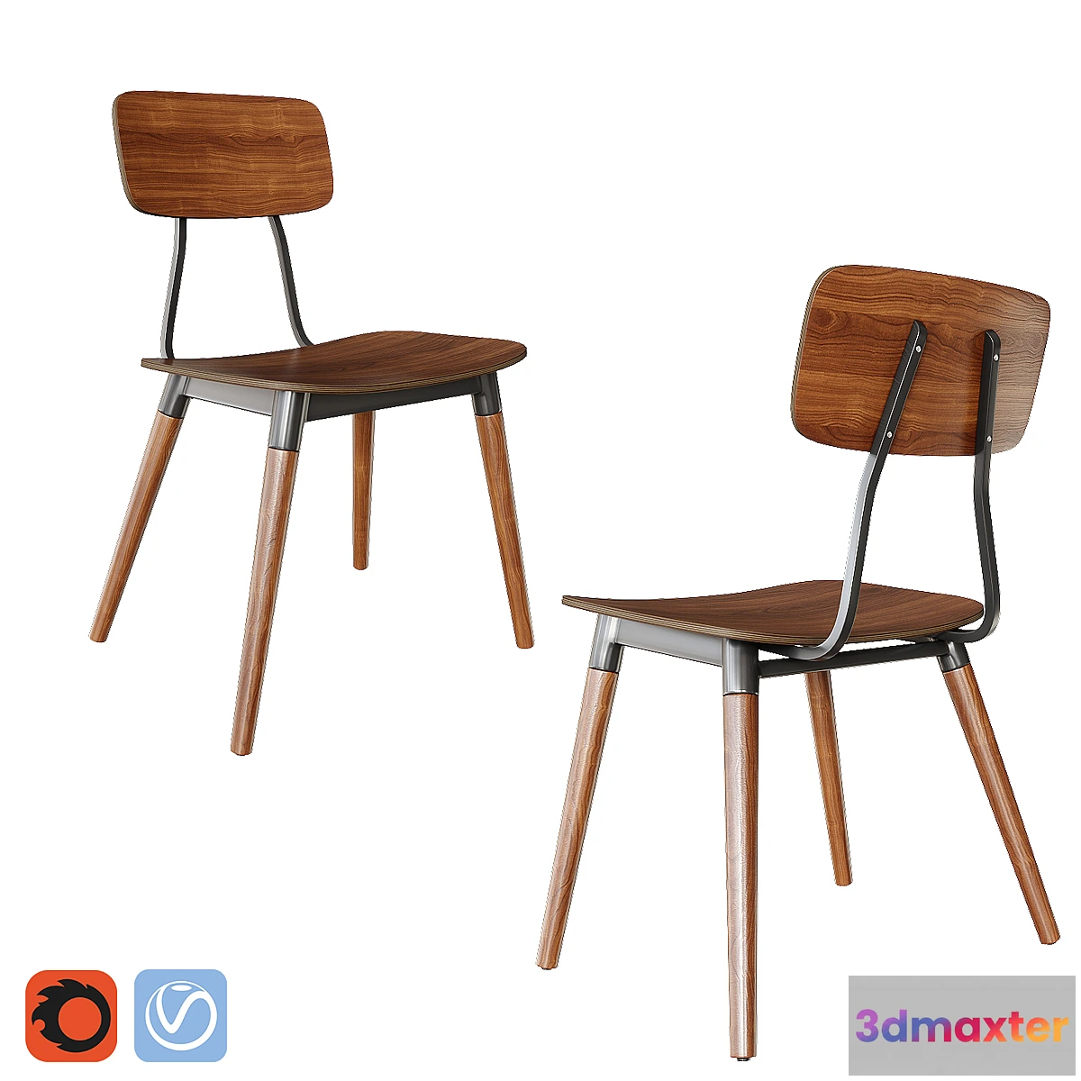 1406346 - Jeremie Dining Chair 3D Max