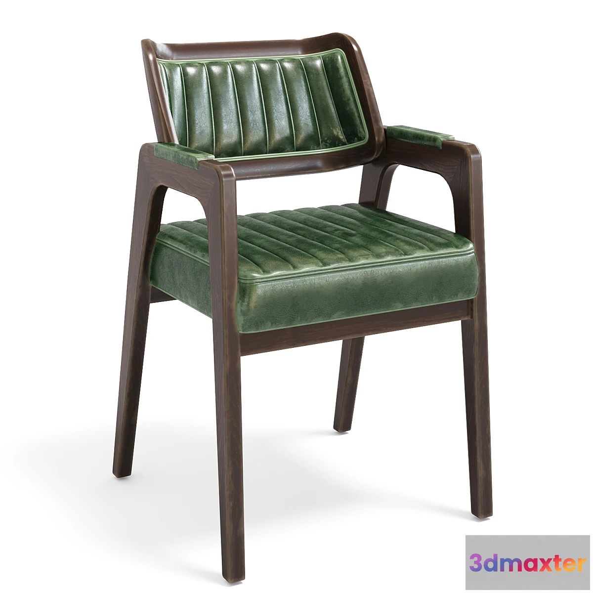 1407688 - Aged chair Leta Notre Wicker with rattan back 3D Max