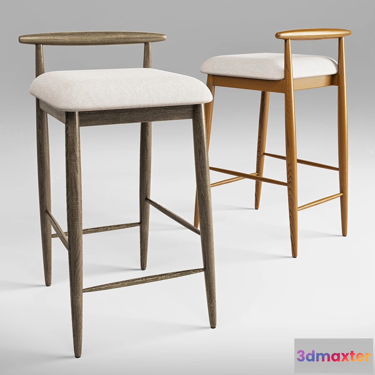 1408438 - West Elm Framework Counter Stool 3D Max