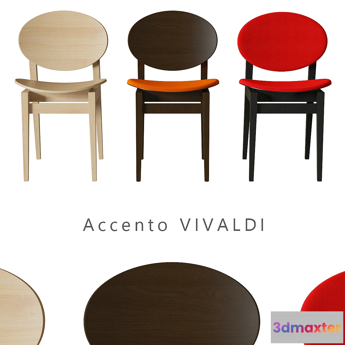 1408554 - Chair Accento Vivaldi 3D Max