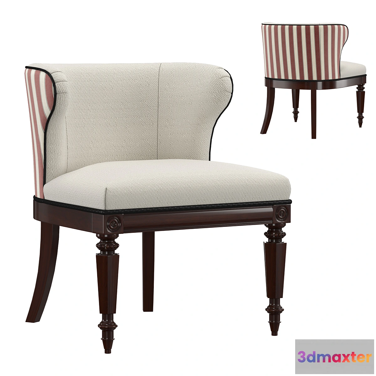 1409126 - Baynard Conversation Chair 3D Max