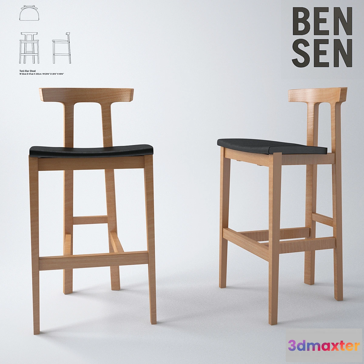 1410496 - Torii Barstools _ Bensen 3D Max