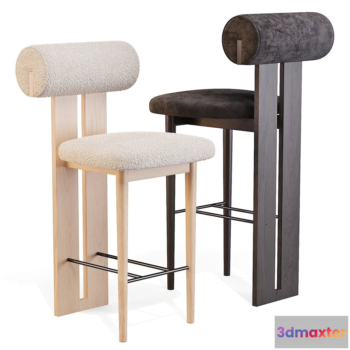 1410894 - Norr11 Hippo - Bar and Counter Stool 3D Max