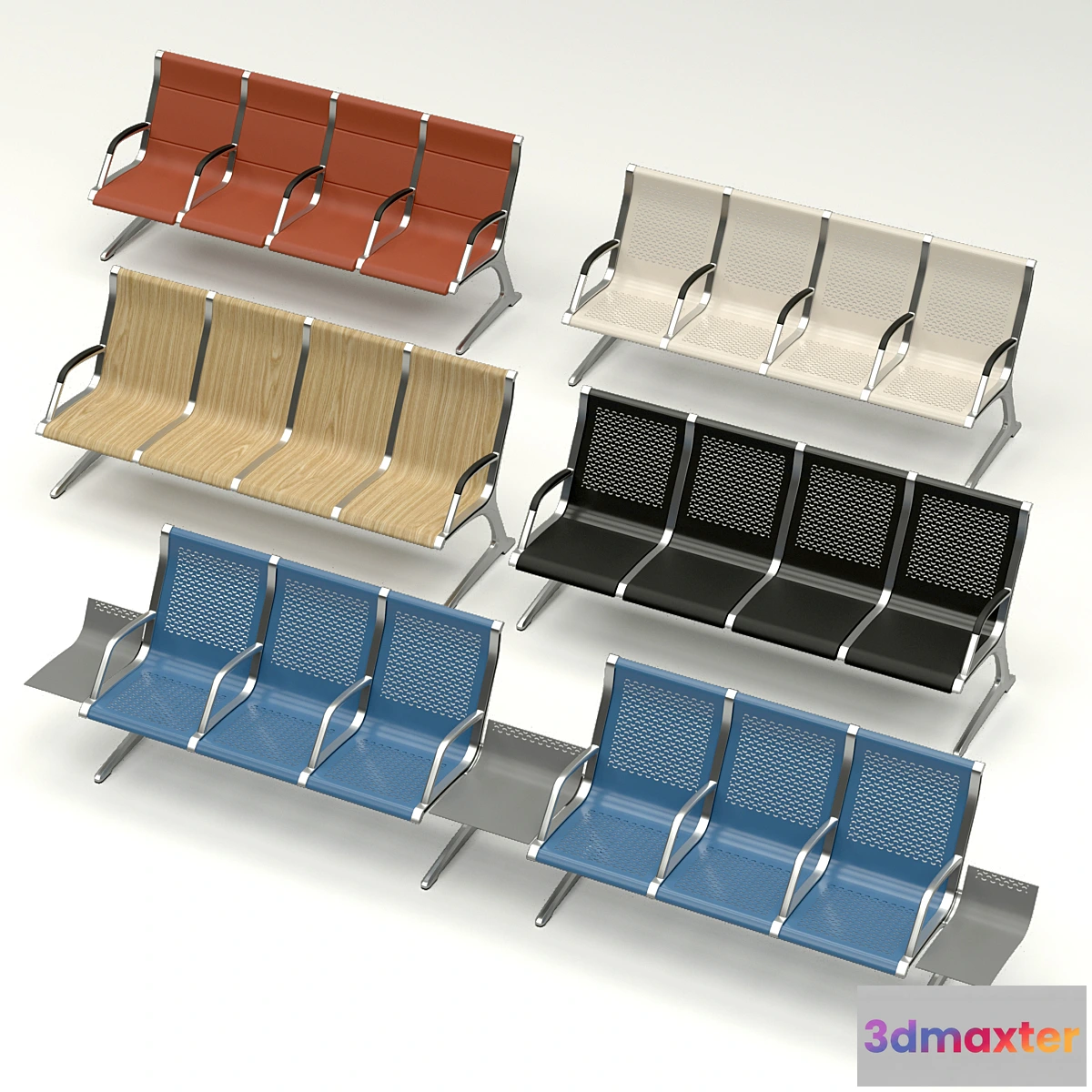 1412048 - ACTIU Bench Passport 3D Max