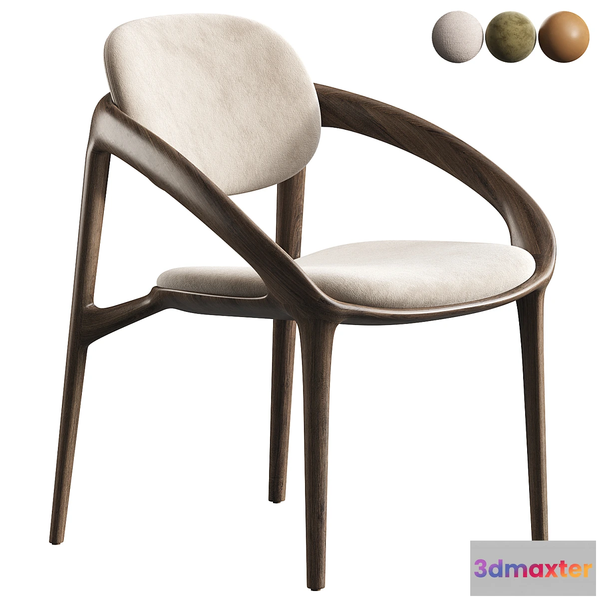 1412354 - Molly Dining Chair 3D Max