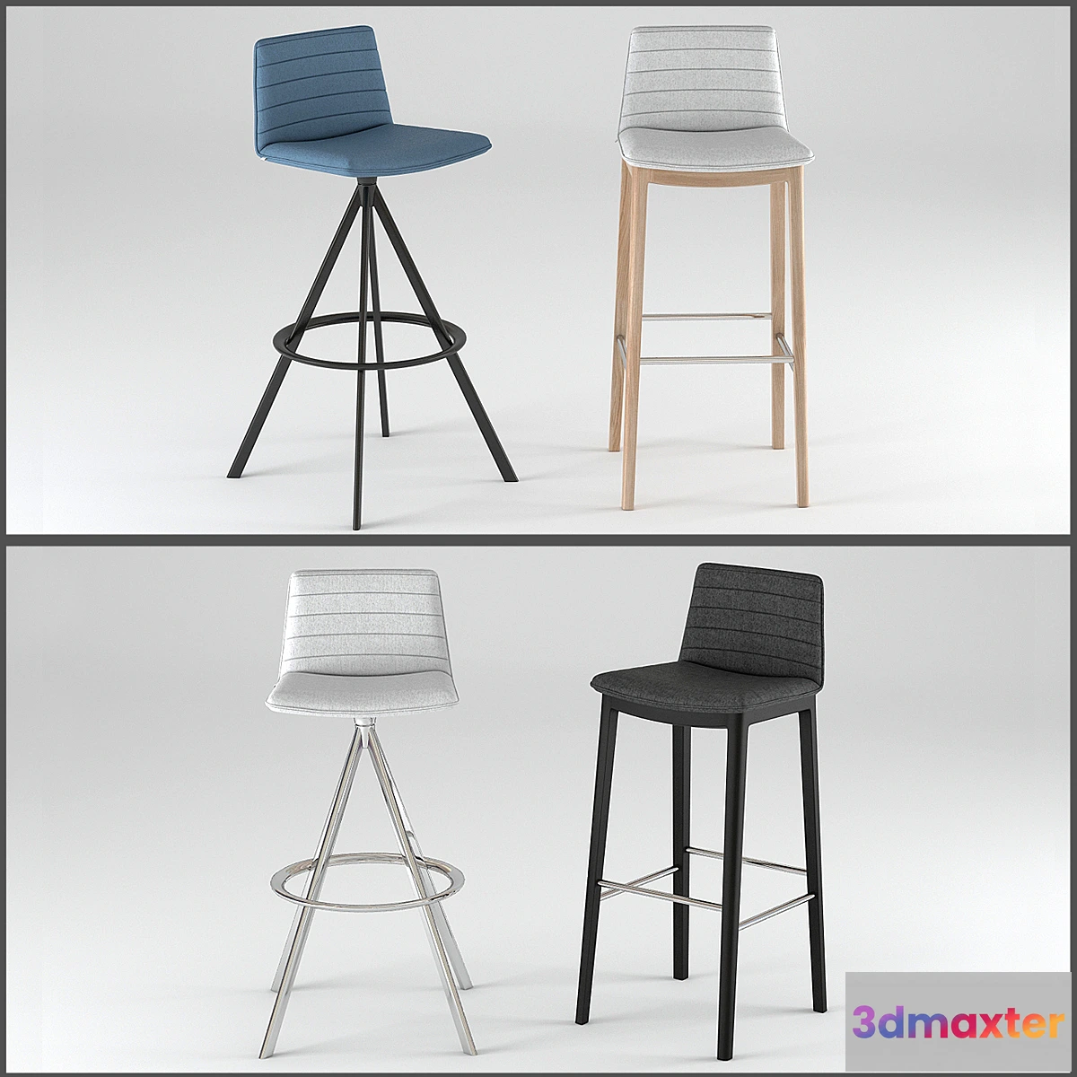 1412588 - Andreu World Flex Stool 3D Max