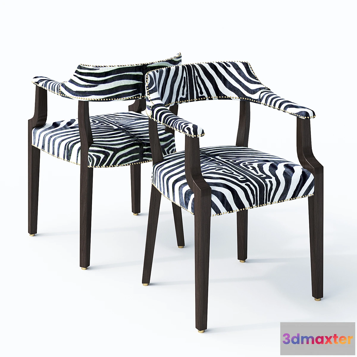 1412922 - Armchair England style Zebra 3D Max